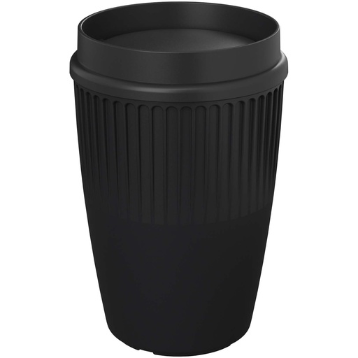 Cirrus POP kubek o pojemności 350 ml z pokrywką 360° 220520 - Czarny