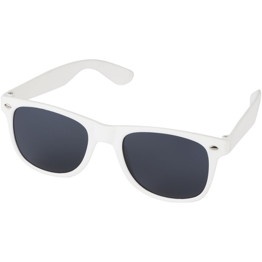 Sun Ray okulary przeciwsłoneczne z tworzywa sztucznego pochodzącego z recyklingu 127026 - Biały