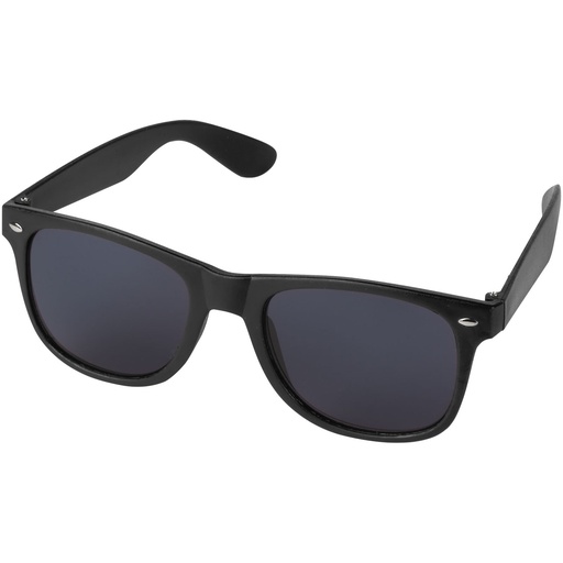 Sun Ray okulary przeciwsłoneczne z tworzywa sztucznego pochodzącego z recyklingu 127026 - Czarny