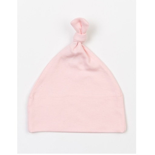 Czapeczka Niemowleca Bawelniana Organiczna BZ15 - Powder Pink