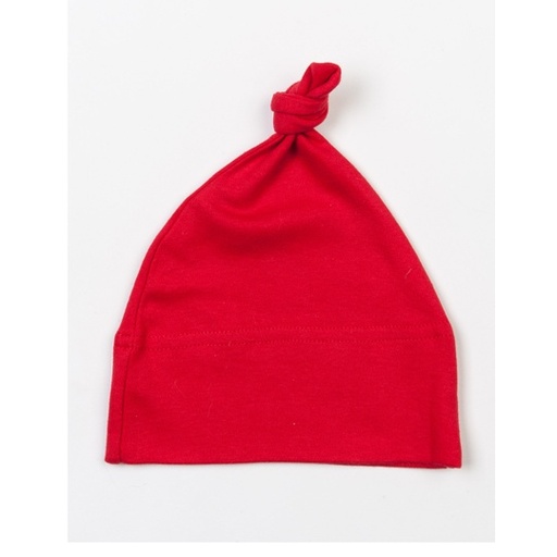 Czapeczka Niemowleca Bawełniana Organiczna BZ15 - Red