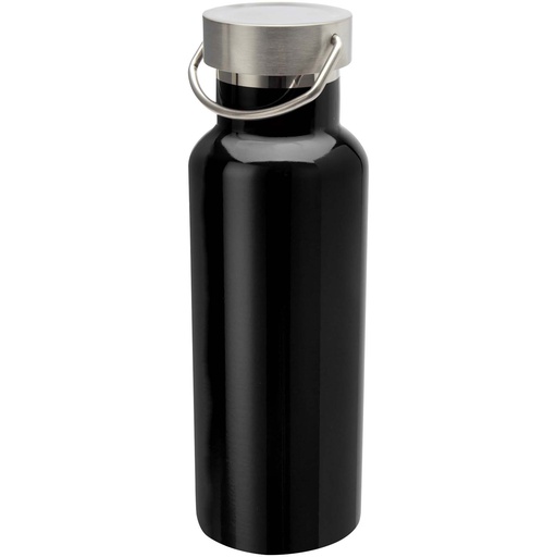 Thor butelka na wodę o pojemności 500 ml wykonana ze stali nierdzewnej z certyfikatem RCS 100819 - Czarny