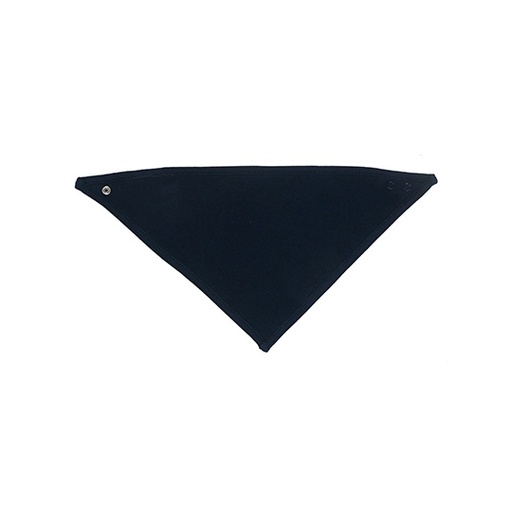 Śliniak bandana dwustronny BZ23 - White & Nautical Navy