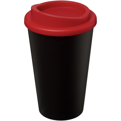 Americano® 350 ml kubek termoizolowany 220001 - Czerwono-czarny