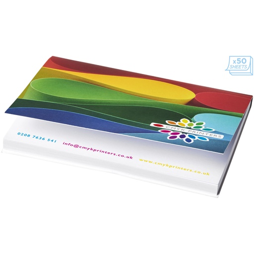 Karteczki samoprzylepne Sticky-Mate® A7 100x75mm w miękkiej okładce 21099004 - Biały
