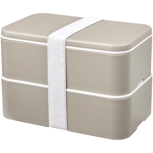 MIYO POP dwupoziomowe pudełko śniadaniowe 700+700 ml 210779 - Piaskowiec