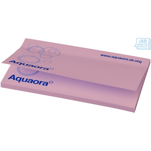 Karteczki samoprzylepne Sticky-Mate® 127x75 21096041 - Jasny różowy
