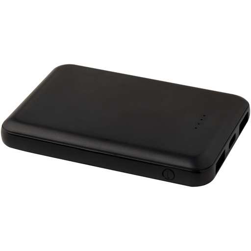 Asama powerbank o pojemności 5000 mAh Type-C z tworzyw sztucznych pochodzących z recyklingu 124383 - Czarny