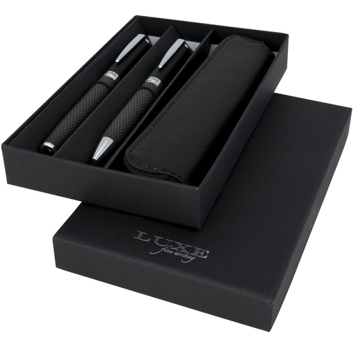 Zestaw piśmienniczy Carbon 107110 - Czarny