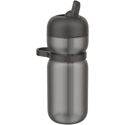 Mepal bidon o pojemności 600 ml z odchylaną pokrywką 100913 - Czarny