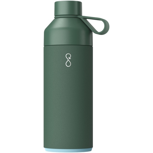 Big Ocean Bottle izolowany próżniowo bidon na wodę o pojemności 1000 ml 100753 - Leśny zielony