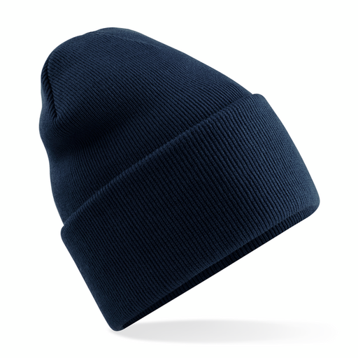 Czapka beanie z szerokim mankietem CB40R - French Navy
