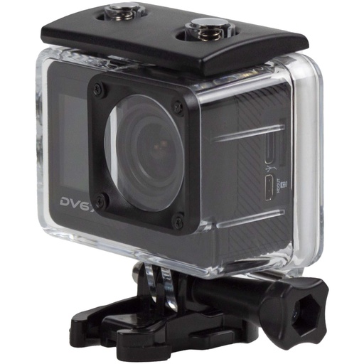 Prixton DV670 kamera sportowa 4K z dwoma ekranami 2PA173 - Czarny