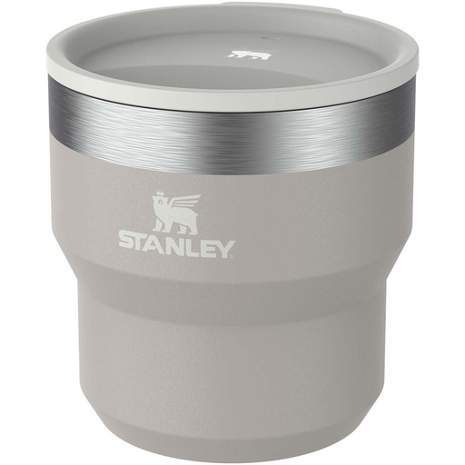 Termoizolowany kubek kempingowy Stanley Stay Hot 295 ml ze stali nierdzewnej, umożliwiający wkładanie kubków jeden w drugi 100973 - Szary