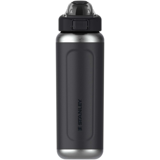 Termoizolowany bidon na wodę Stanley Classic Wellspring 710 ml wykonany z recyklingowanej stali nierdzewnej 100980 - Czarny