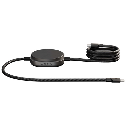 Zens Pro 2 kabel ładujący USB-C 2 w 1 o mocy 140 W 120821 - Czarny