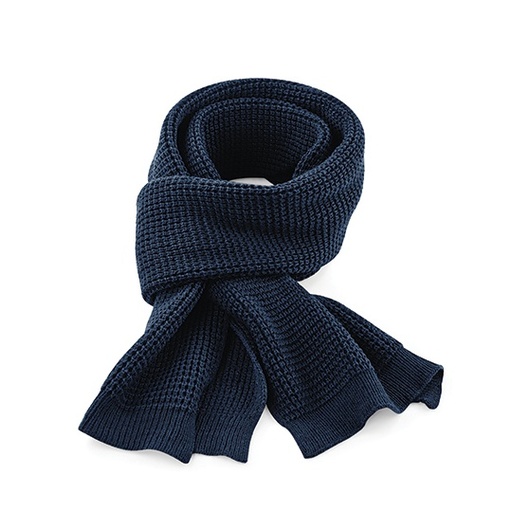 [CB424-1000038203] Szalik Gruby Splot Waflowy Akryl Soft-Touch CB424 - French Navy