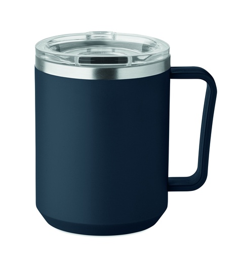 Kubek z 2 ściankami 400 ml MO2900-85 - francuski granat