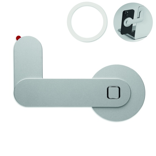 Magnetyczny uchwyt na telefon MO3160-14 - srebrny