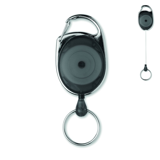Wysuwany brelok MO3200-03 - czarny