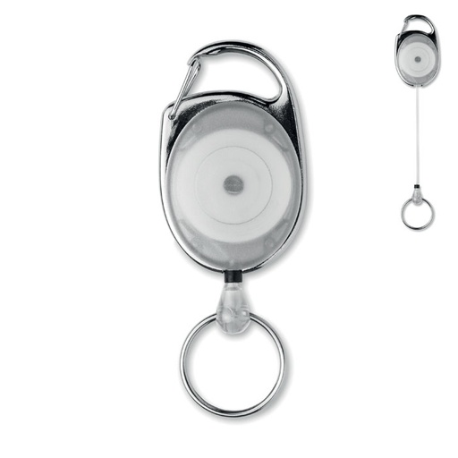 Wysuwany brelok MO3200-06 - bialy