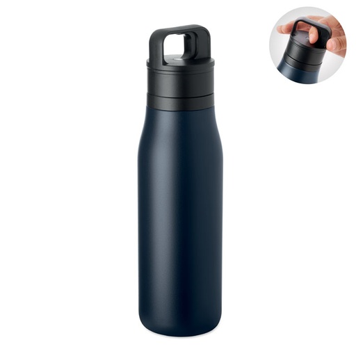 Butelka dwuścienna 500 ml MO3176-85 - francuski granat