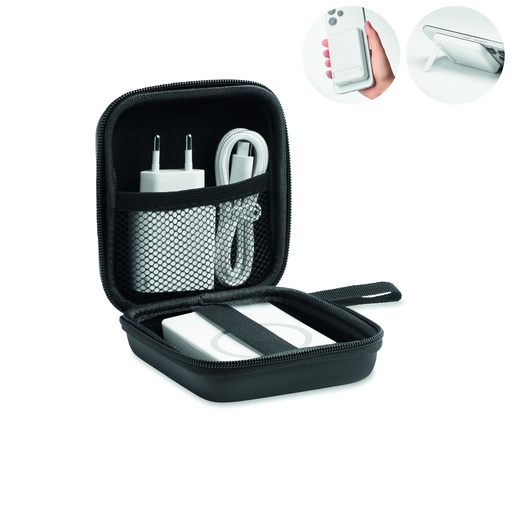 Magnetyczny powerbank 5000mAh MO3177-06 - bialy