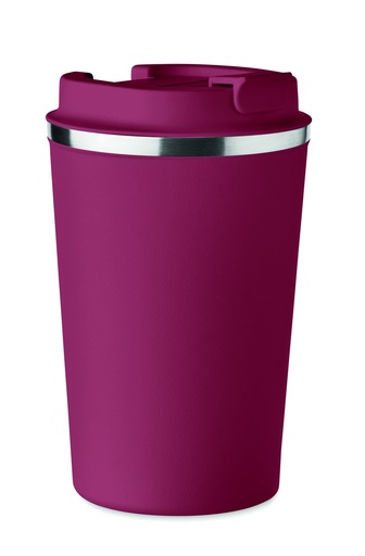 Dwuścienny kubek 350 ml MO6276-02 - burgund