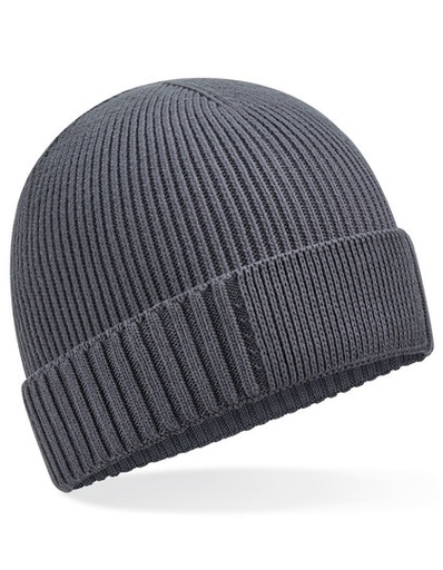 Czapka Z Wywijanym Brzegiem Bawelna Organiczna Oddychajaca CB438N - Graphite Grey