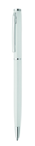 Długopis z aluminium recykling MO3139-06 - bialy