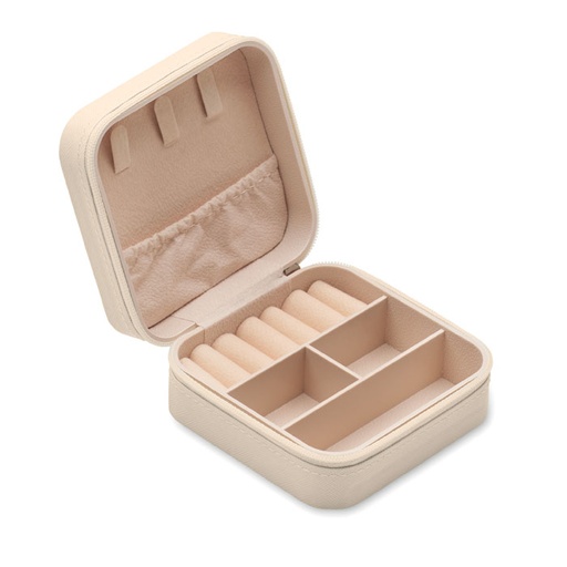 Etui na biżuterię PU podróżne MO3146-13 - bezowy