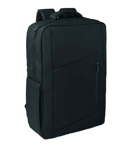 plecak na laptopa 15" PU RPET MO3208-03 - czarny