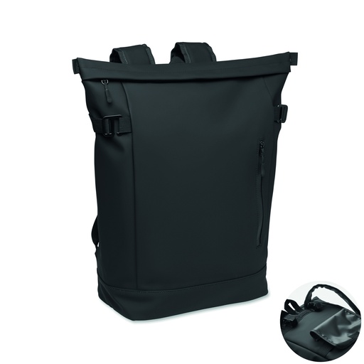 Plecak rowerowy PU na laptopa 20L MO3217-03 - czarny