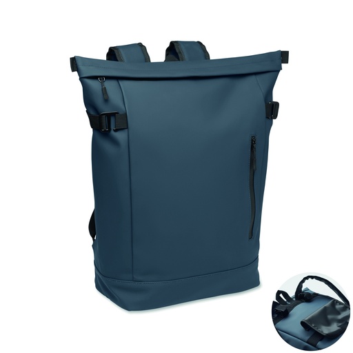 Plecak rowerowy PU na laptopa 20L MO3217-04 - niebieski
