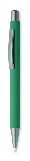 Aluminiowy długopis z rec. MO3222-09 - zielony