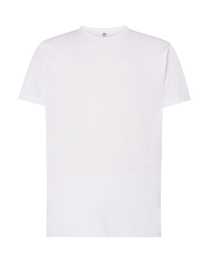 T-shirt Slim Bawełniany TSUA 150 - White