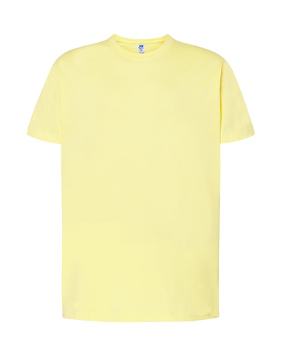 Koszulka Klasyczna Bawelniana JHK150 - Light Yellow