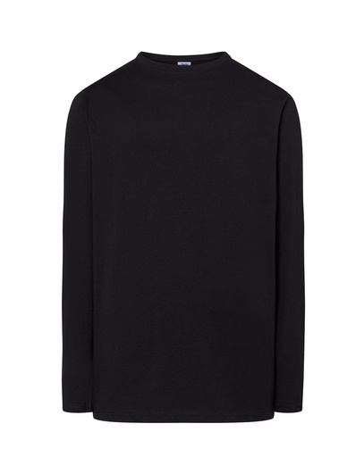 T-shirt z Długim Rękawem Bawełniany TSRA 150 LS - Black