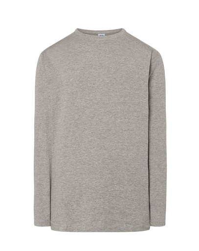 T-shirt z Długim Rękawem Bawełniany TSRA 150 LS - Grey Melange