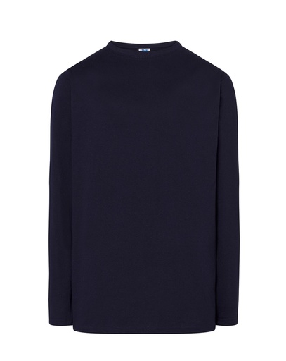 T-shirt z Długim Rękawem Bawełniany TSRA 150 LS - Navy