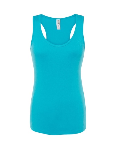 T-shirt Damski Slim Bawełniany TSUL ARB - Turquoise