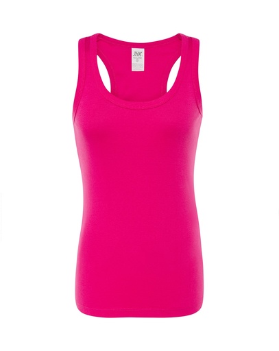 T-shirt Damski Slim Bawełniany TSUL ARB - Fucsia