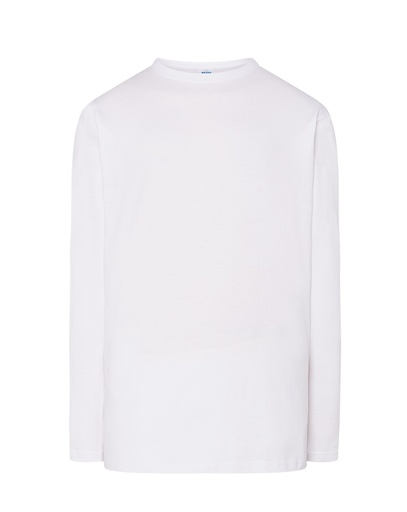 T-shirt z Długim Rękawem Bawełniany TSRA 150 LS - White