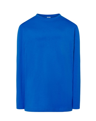 T-shirt z Długim Rękawem Bawełniany TSRA 150 LS - Royal Blue