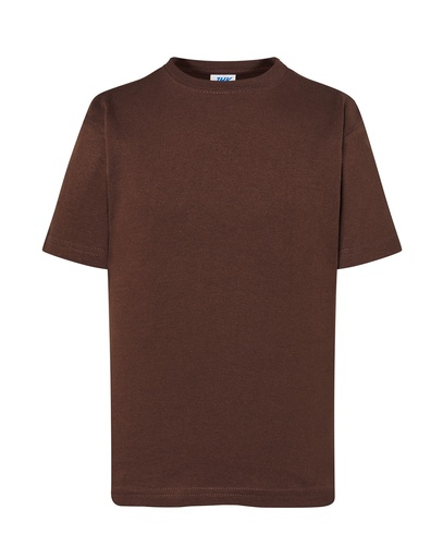 T-Shirt Dzieciecy Klasyczny Bawelniany JHK150K - Chocolate