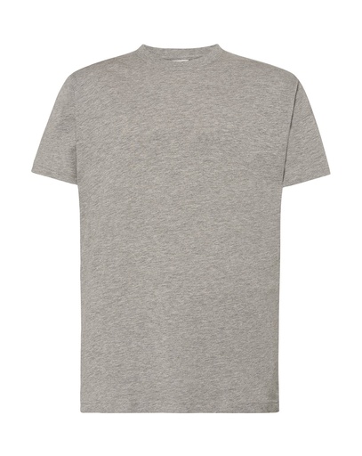 T-shirt Slim Bawełniany TSUA 150 - Grey Melange