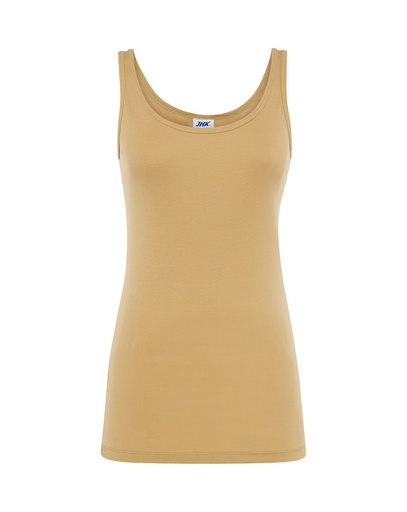 T-shirt Damski Slim Bawełniany TSUL VCTR - Sand