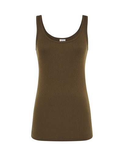 T-shirt Damski Slim Bawełniany TSUL VCTR - Khaki