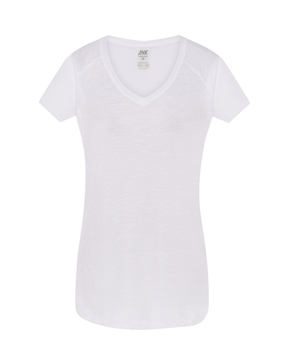 T-shirt Damski Bawełniany TSUL SLB - White