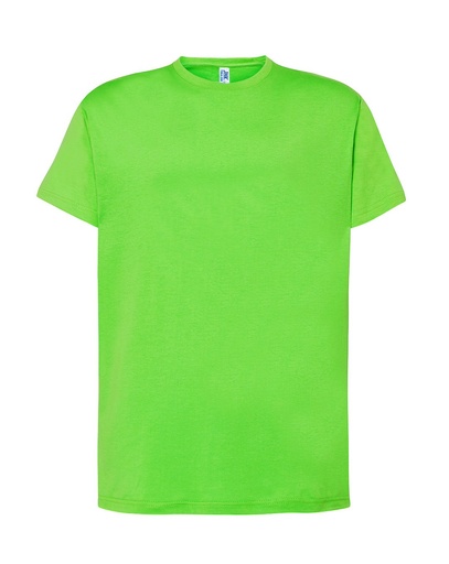 Koszulka Klasyczna Bawelniana JHK150 - Lime Fluor